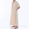 Robe islamique à manches longues à manches longues en polyester à la daffah d'origine